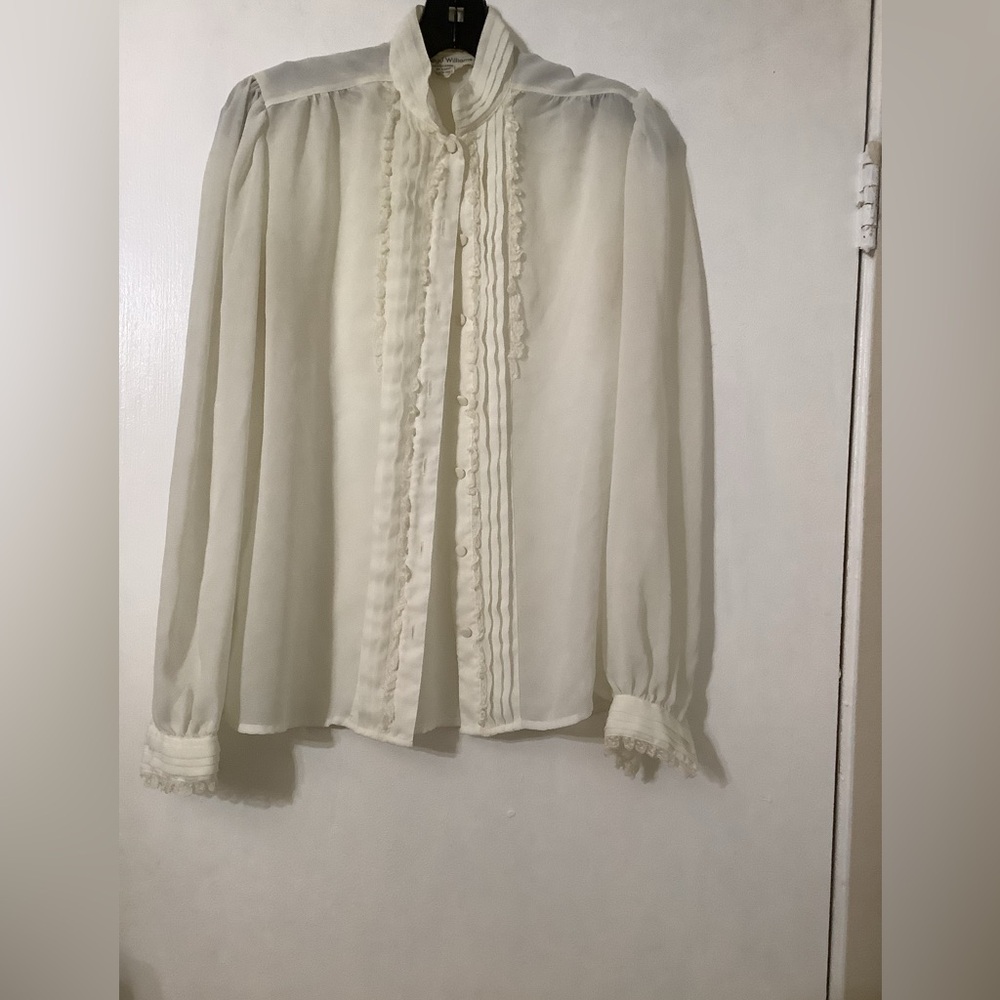 80s pirate style blouse